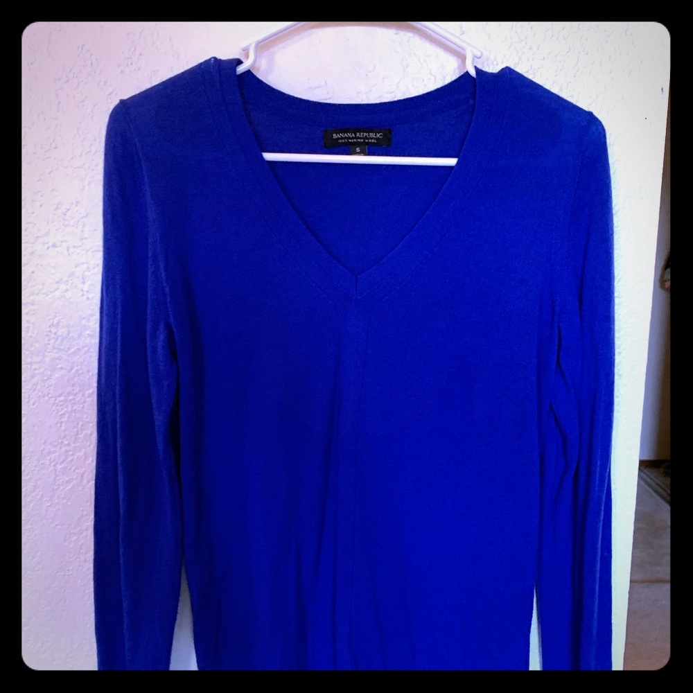 Banana Republic Cobalt Sweater